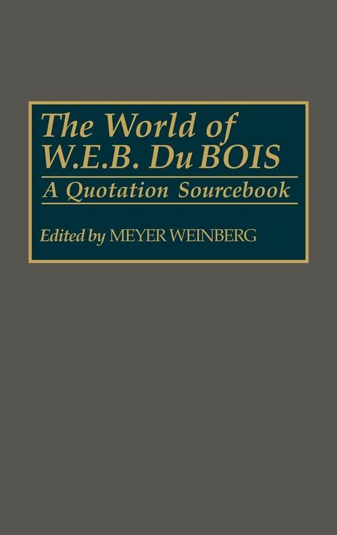 Produktbild: The World of W.E.B. Du Bois