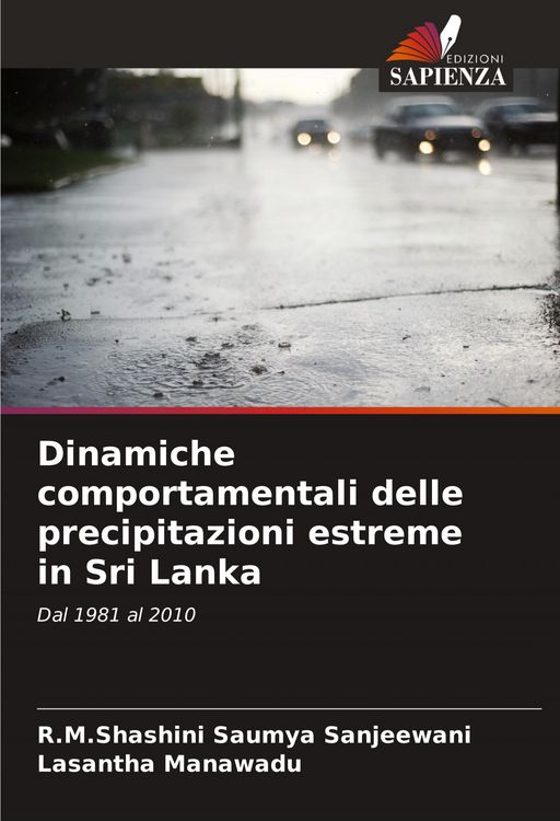 Produktbild: Dinamiche comportamentali delle precipitazioni estreme in Sri Lanka