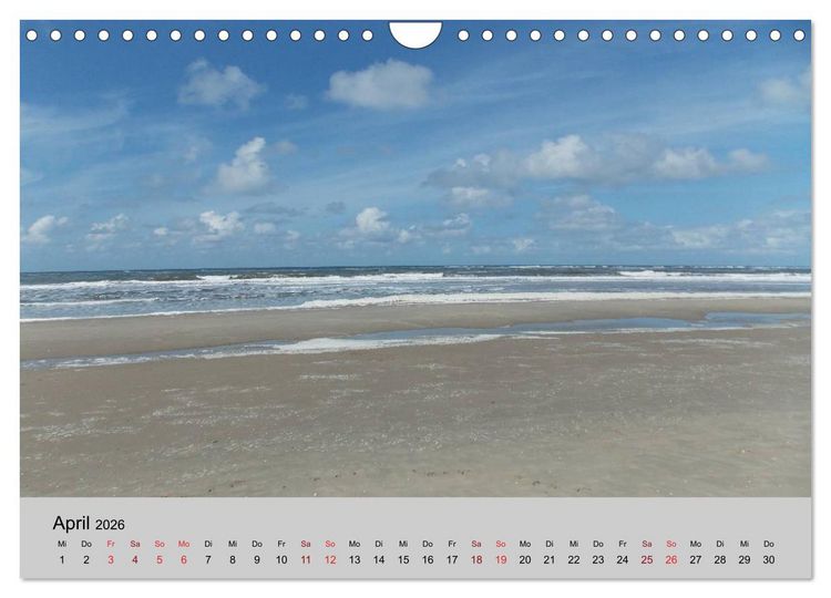 Produktbild: Blicke hinaus aufs Meer (Wandkalender 2026 DIN A4 quer), CALVENDO Monatskalender