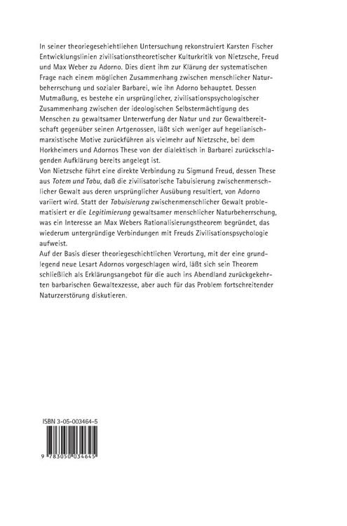 Produktbild: Verwilderte Selbsterhaltung