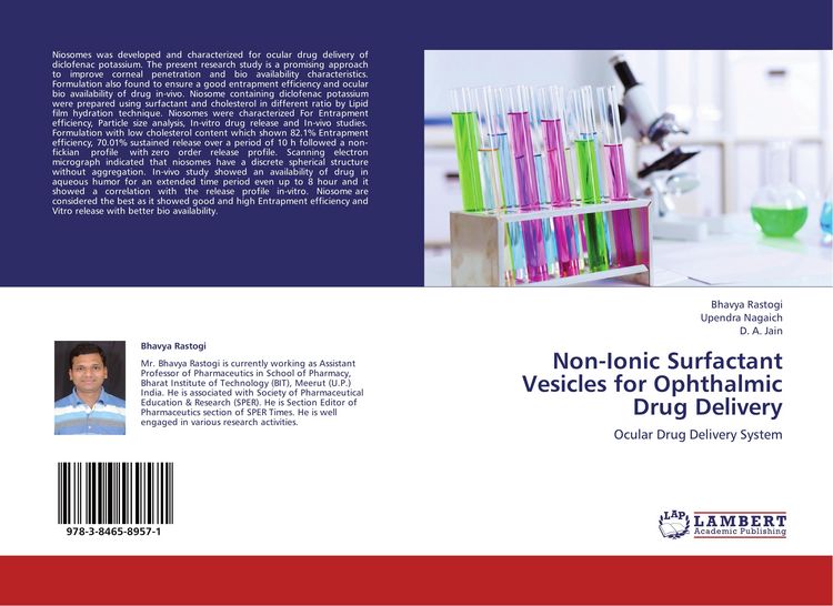 Produktbild: Non-Ionic Surfactant Vesicles for Ophthalmic Drug Delivery