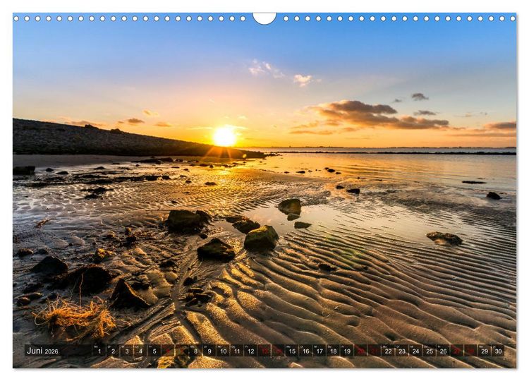 Produktbild: Wattenmeer Nordsee - Lichtstimmungen zwischen Land und Meer (Wandkalender 2026 DIN A3 quer), CALVENDO Monatskalender