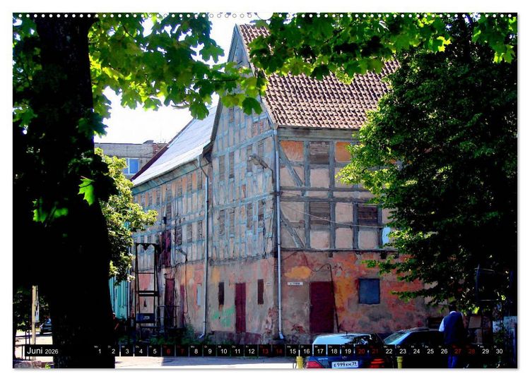 Produktbild: Tilsit - Grenzstadt an der Memel (Wandkalender 2026 DIN A2 quer), CALVENDO Monatskalender