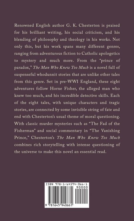 Produktbild: The Man Who Knew Too Much