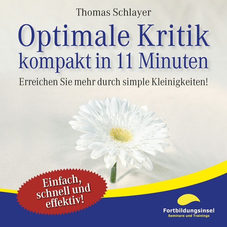Produktbild: Optimale Kritik - kompakt in 11 Minuten