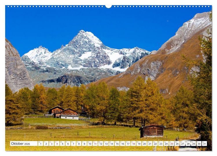 Produktbild: Kals am Gro&szlig;glockner (Wandkalender 2026 DIN A2 quer), CALVENDO Monatskalender