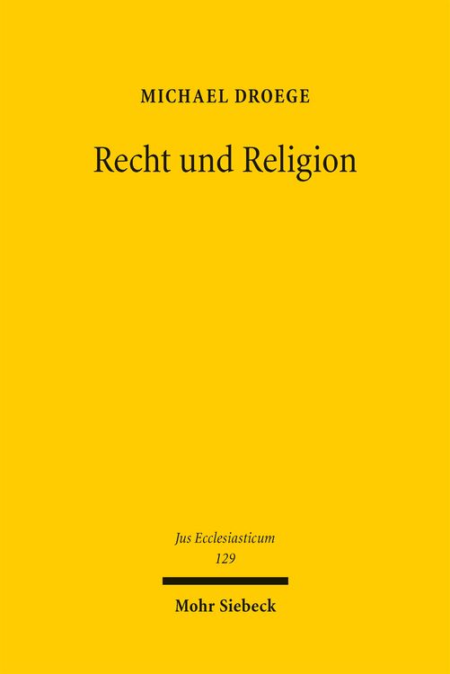 Produktbild: Recht und Religion