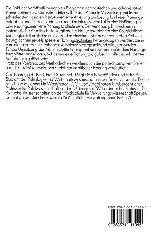 Produktbild: Grundri&szlig; der Planungspraxis