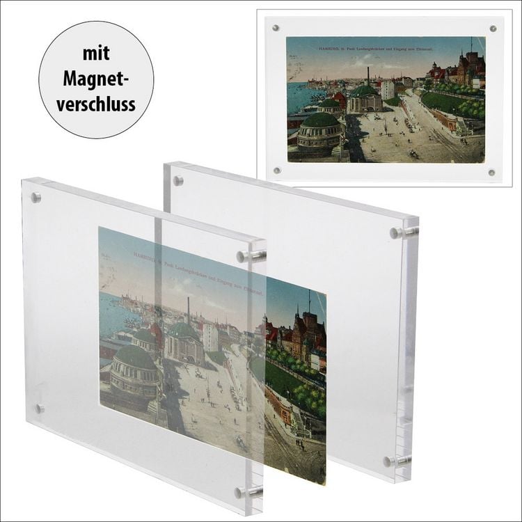 Produktbild: Postkarten-Rahmen mit Magnetverschluss