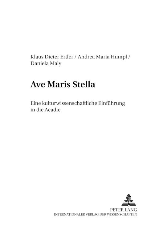 Produktbild: &laquo;Ave Maris Stella&raquo;