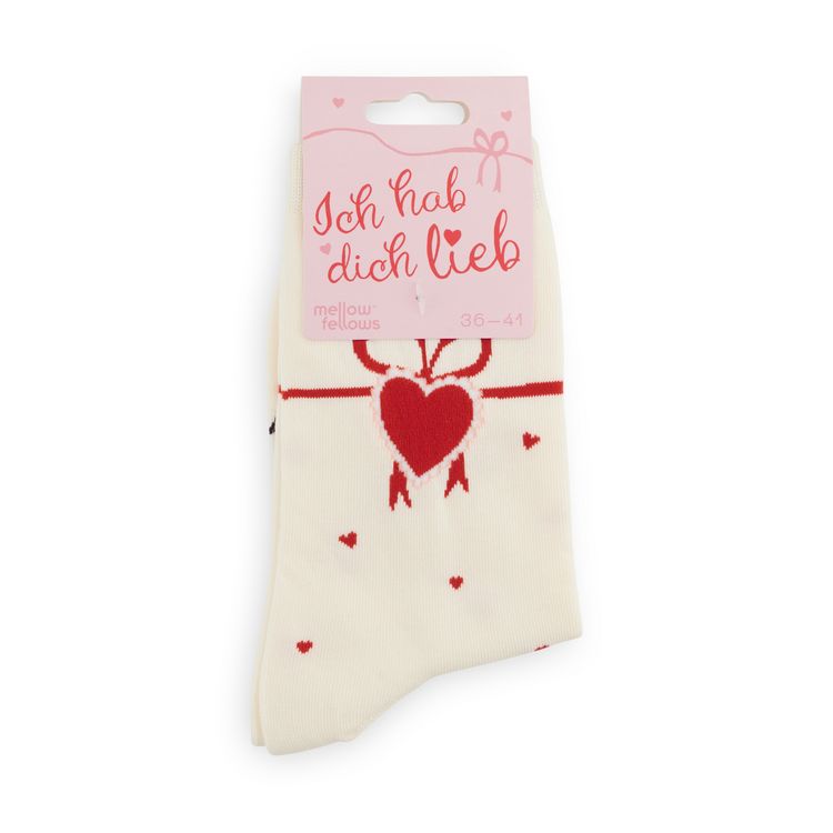 Produktbild: Socke "Ich hab dich lieb" Gr. 36-41