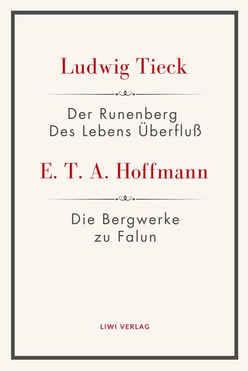 Produktbild: Der Runenberg / Des Lebens &Uuml;berflu&szlig; / Die Bergwerke zu Falun