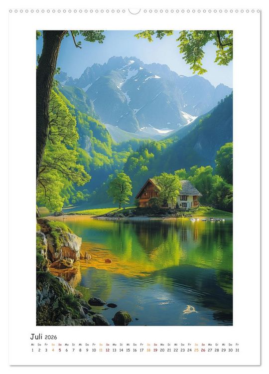 Produktbild: Die Lieder der Natur (hochwertiger Premium Wandkalender 2026 DIN A2 hoch), Kunstdruck in Hochglanz