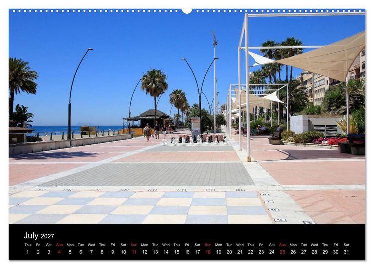 Produktbild: Estepona Costa Del Sol (High Quality Premium Wall Calendar 2027 DIN A2 landscape),CALVENDO 12 Month Wall Calendar