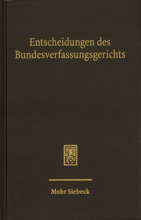 Produktbild: Entscheidungen des Bundesverfassungsgerichts (BVerfGE)