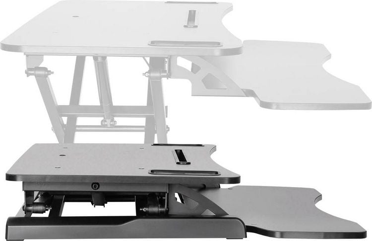 Produktbild: Digitus DA-90380-1 Sitz-Steh-Schreibtischaufsatz H&ouml;hen-Bereich: 100 bis 500mm Schwarz