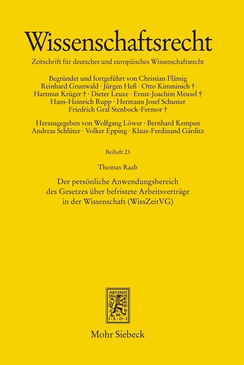 Produktbild: Der pers&ouml;nliche Anwendungsbereich des Gesetzes &uuml;ber befristete Arbeitsvertr&auml;ge in der Wissenschaft (WissZeitVG)