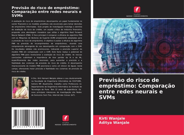 Produktbild: Previs&atilde;o do risco de empr&eacute;stimo: Compara&ccedil;&atilde;o entre redes neurais e SVMs