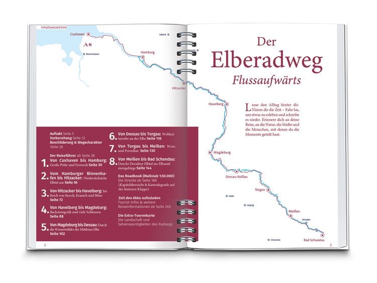 Produktbild: KOMPASS Radreisef&uuml;hrer Elberadweg