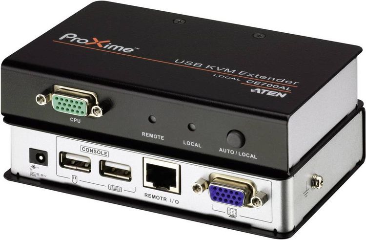 Produktbild: ATEN CE700A VGA, USB-A (USB 2.0) Extender (Verl&auml;ngerung) &uuml;ber Netzwerkkabel RJ45 150m