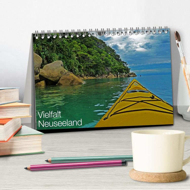 Produktbild: Vielfalt Neuseeland (Tischkalender 2026 DIN A5 quer), CALVENDO Monatskalender