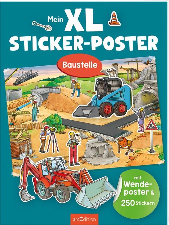 Produktbild: Mein XL Sticker-Poster Baustelle