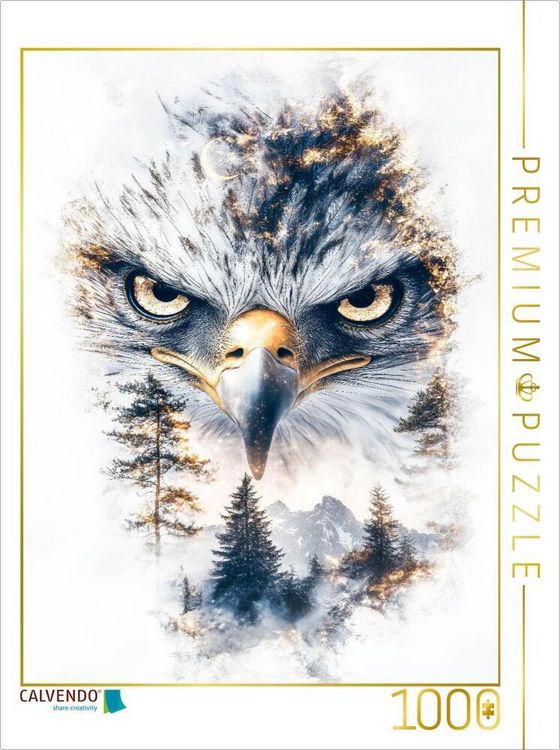 Produktbild: CALVENDO Puzzle Adler | 1000 Teile Lege-Gr&ouml;&szlig;e 64x48cm Foto-Puzzle f&uuml;r gl&uuml;ckliche Stunden