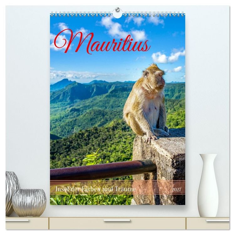 Produktbild: Mauritius &ndash; Insel der Farben und Tr&auml;ume (hochwertiger Premium Wandkalender 2027 DIN A2 hoch), Kunstdruck in Hochglanz