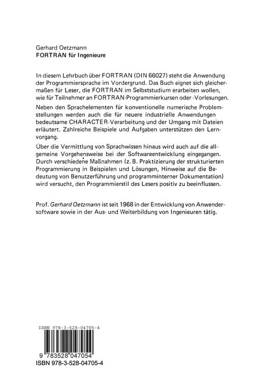 Produktbild: FORTRAN f&uuml;r Ingenieure
