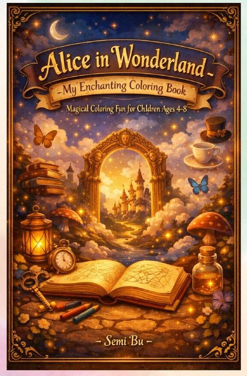 Produktbild: Alice in Wonderland &ndash; My Enchanting Coloring Book