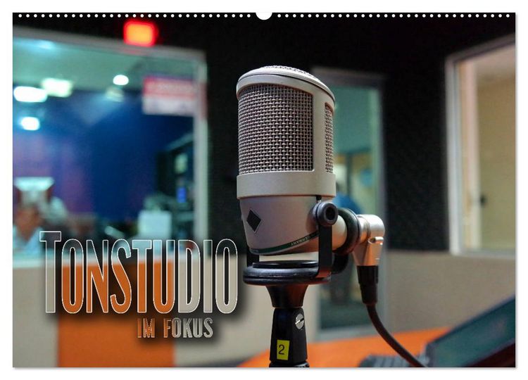 Produktbild: Tonstudio im Fokus (Wandkalender 2026 DIN A2 quer), CALVENDO Monatskalender