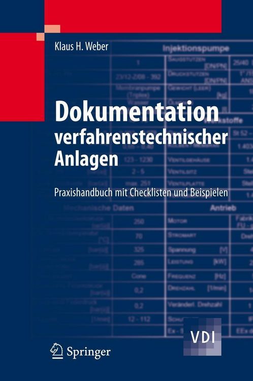 Produktbild: Dokumentation verfahrenstechnischer Anlagen