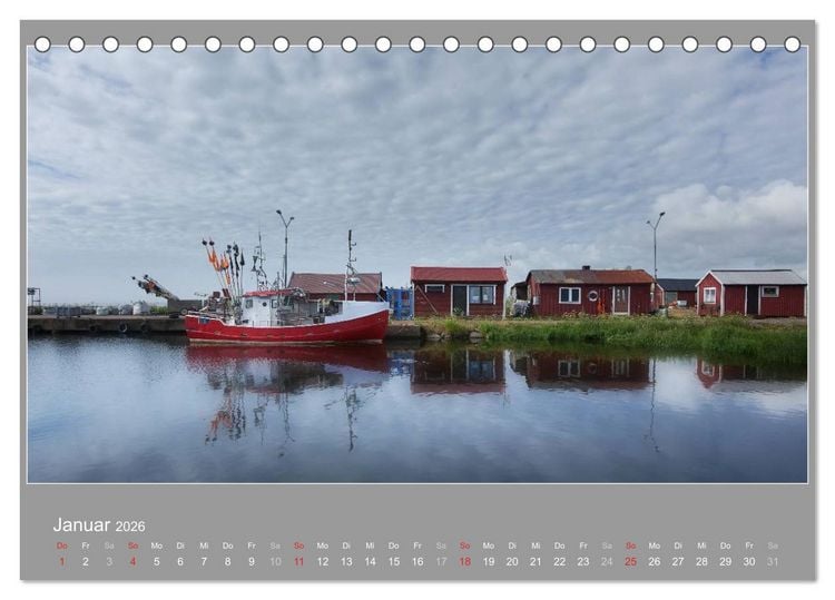 Produktbild: &Ouml;LAND - Besuch im etwas anderen Schweden 2026 (Tischkalender 2026 DIN A5 quer), CALVENDO Monatskalender