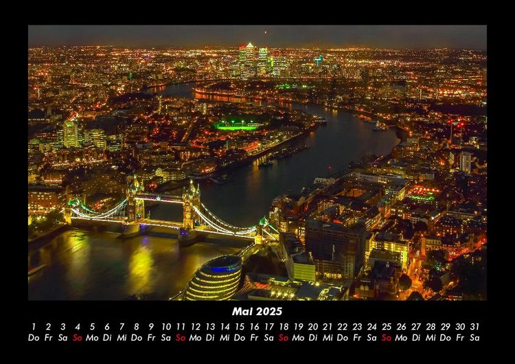 Produktbild: London 2025 Fotokalender DIN A3