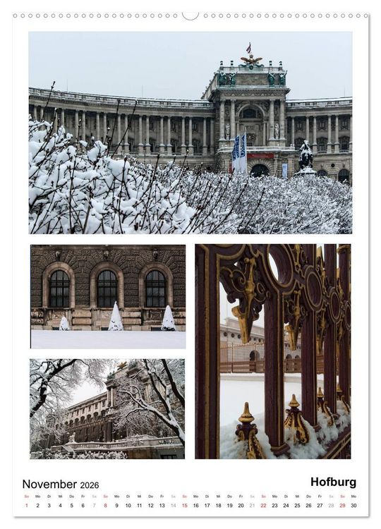 Produktbild: Gr&uuml;sse aus Wien (Wandkalender 2026 DIN A2 hoch), CALVENDO Monatskalender