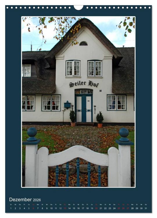 Produktbild: Willkommen in Keitum auf Sylt (Wandkalender 2026 DIN A3 hoch), CALVENDO Monatskalender