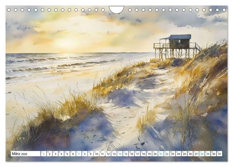 Produktbild: Meeresbrisen (Wandkalender 2026 DIN A4 quer), CALVENDO Monatskalender