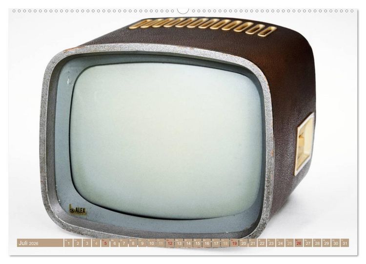 Produktbild: Fernseher der 1950er bis 70er Jahre: In die R&ouml;hre geguckt (hochwertiger Premium Wandkalender 2026 DIN A2 quer), Kunstdruck in Hochglanz