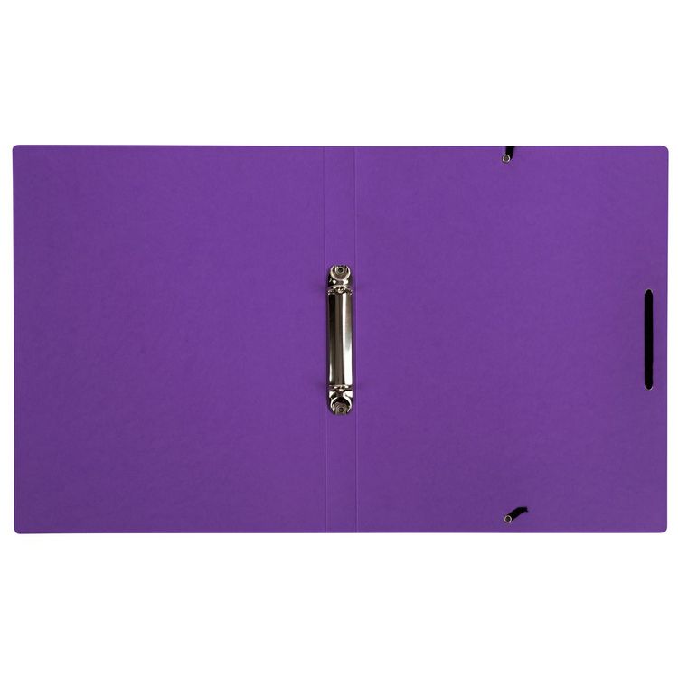 Produktbild: Idena Ringbuch 2 Ringe lila DIN A4 25mm aus Karton
