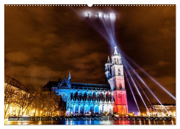 Produktbild: Mein Magdeburg (hochwertiger Premium Wandkalender 2026 DIN A2 quer), Kunstdruck in Hochglanz