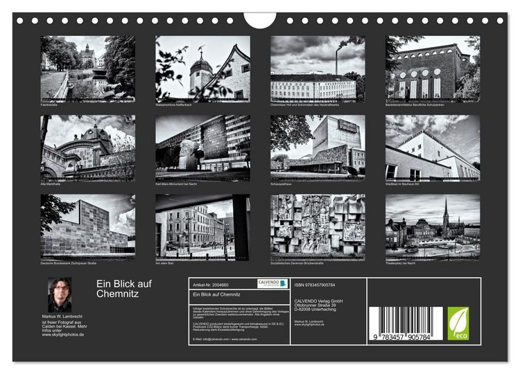Produktbild: Ein Blick auf Chemnitz (Wandkalender 2026 DIN A4 quer), CALVENDO Monatskalender
