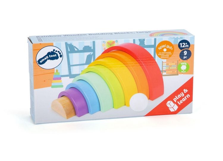 Produktbild: Small foot - Holzbausteine Großer Regenbogen