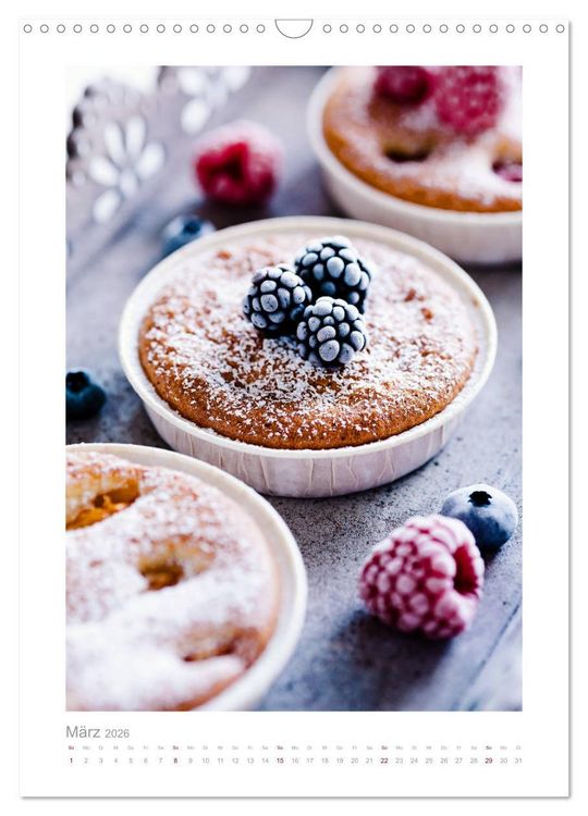 Produktbild: Himmlisch lecker! S&uuml;&szlig;e Desserts und andere Naschereien (Wandkalender 2026 DIN A3 hoch), CALVENDO Monatskalender