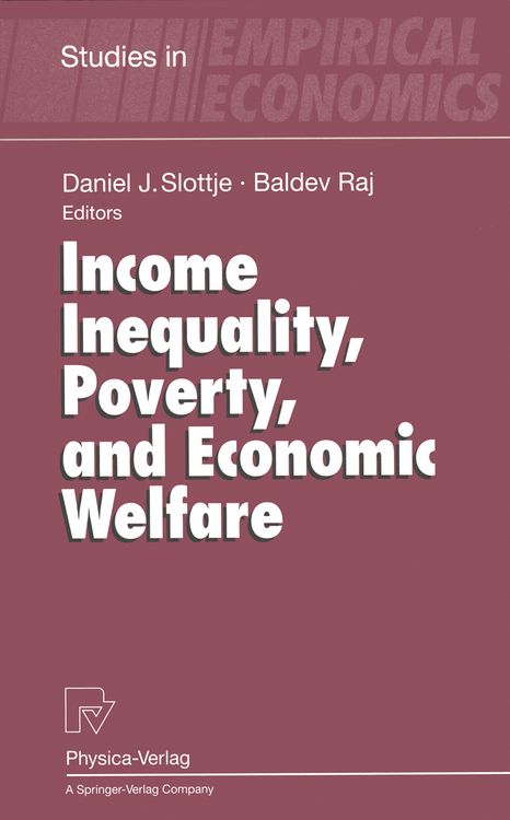 Produktbild: Income Inequality, Poverty, and Economic Welfare