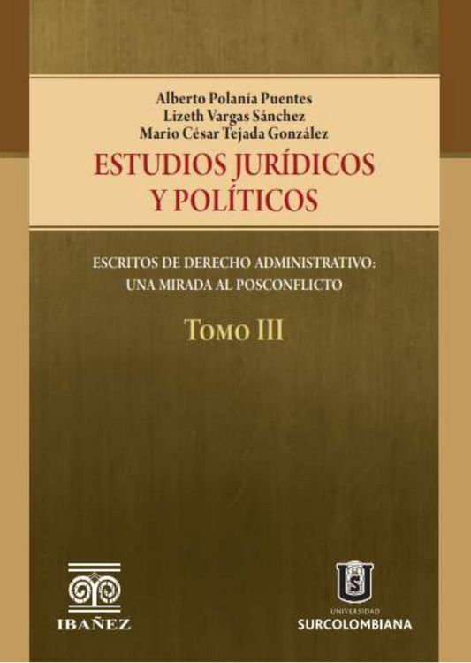 Produktbild: Estudios jur&iacute;dicos y pol&iacute;ticos. Tomo III