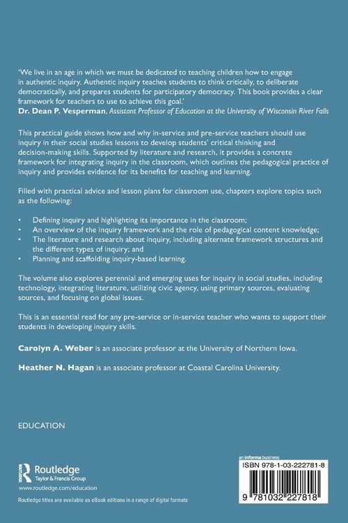 Produktbild: Integrating Inquiry in Social Studies Classrooms
