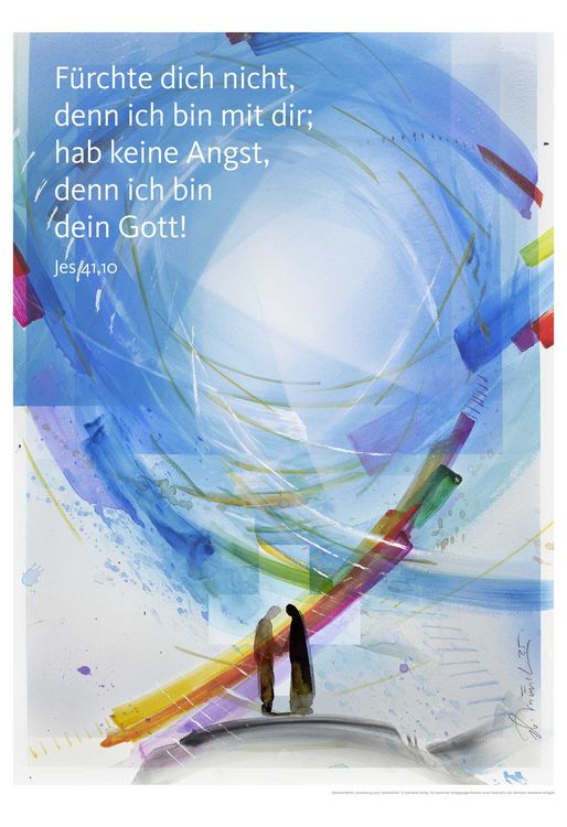 Produktbild: Jahreslosung Eberhard M&uuml;nch 2027, Kunstdruck 63 x 92 cm