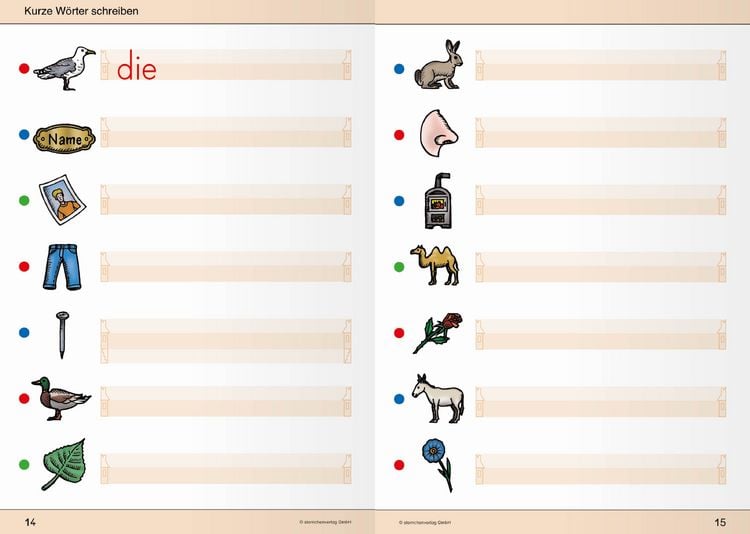 Produktbild: Ich kann schreiben Teil 1 und 2 im Set - Ausgabe mit Artikelkennzeichnung (DaZ) - Schülerarbeitshefte für die 1. Klasse
