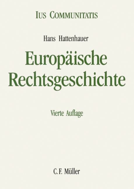 Produktbild: Europ&auml;ische Rechtsgeschichte