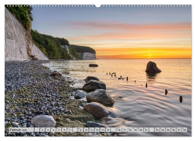 Produktbild: Wundersch&ouml;ne Ostsee R&uuml;gen und Usedom (hochwertiger Premium Wandkalender 2026 DIN A2 quer), Kunstdruck in Hochglanz